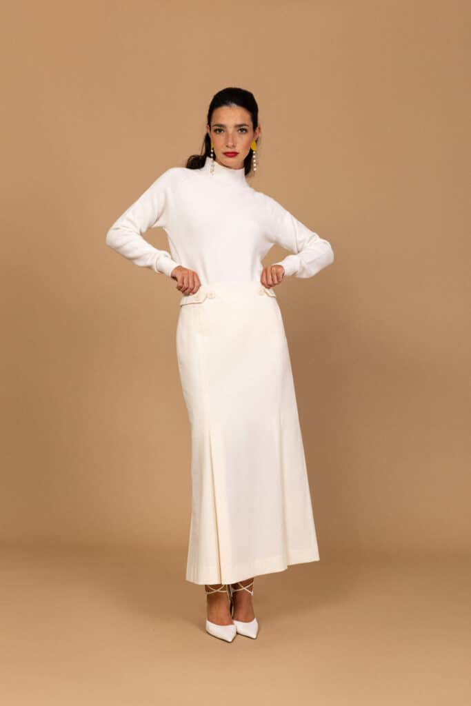 Manuelita Midi Skirt by Nena Cavalieri Florence